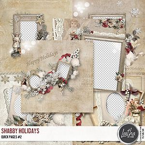 Shabby Holidays - Quick Pages #2