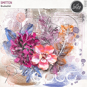 Smitten- Brushed Art