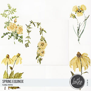 Spring Equinox - Floral Papers