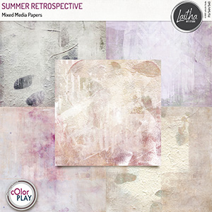 Summer Retrospective - Mixed Media Papers