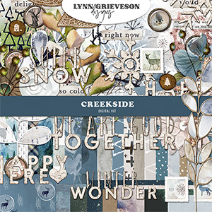 Creekside Digital Scrapbooking Kit by Lynn Grieveson