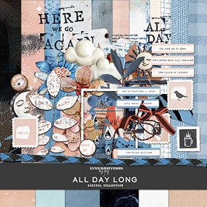 All Day Long Digital Scrapbooking Kit