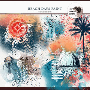 Beach Days Digital Scrapbooking Paint
