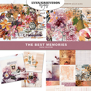 The Best Memories Digital Scrapbooking Collection by Lynn Grieveson