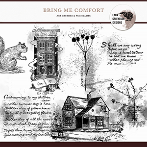 Bring Me Comfort Digital Scrapbooking Brushes