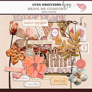 Bring Me Comfort Digital Scrapbooking Elements