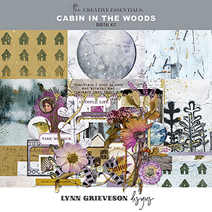 Cabin in the Woods Digital Scrapbooking Kit