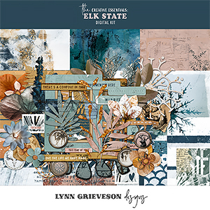 Elk State Digital Scrapbooking Kit