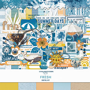 Fresh Digital Scrapbooking Kit