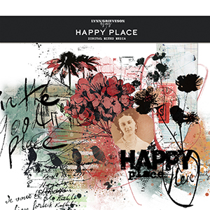 Happy Place Mixed Media Elements by Lynn Grieveson