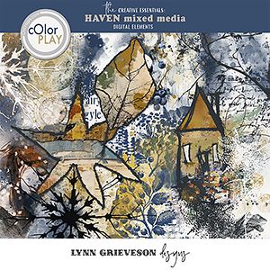 Haven Digital Scrapbooking Mixed Media by Lynn Grieveson 