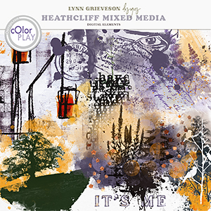 Heathcliff Digital Scrapbooking Mixed Media by Lynn Grieveson