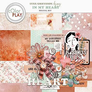 In My Heart digital scrapbooking Kit by Lynn Grieveson