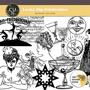 Lucky Dip Celebration CU brushes and stamps