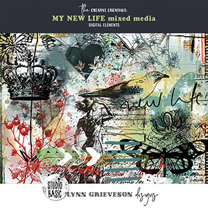 My New Life Mixed Media by Lynn Grieveson and Studio Basic