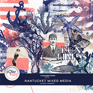 Nantucket Mixed Media Elements
