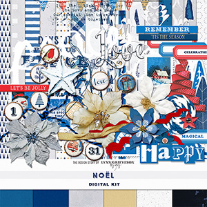 Noel Digital Scrapbooking Kit by Lynn Grieveson 