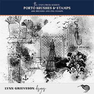 Porto Digital Scrapbooking Brushes and Stamps by Lynn Grieveson