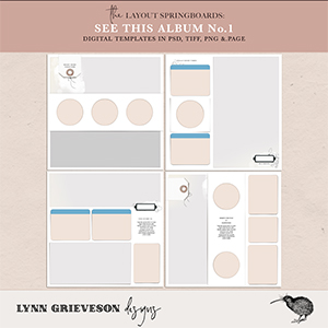 See This Digital Scrapbooking Template Album