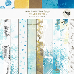 Sharp Eyed Digital Scrapbooking Paper Pack