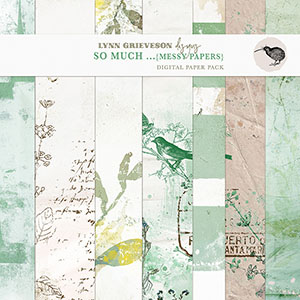 So Much Digital Scrapbooking Messy Paper Pack