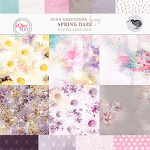 Spring Daze Digital Scrapbooking Paper Pack by Lynn Grieveson