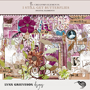 I Still Get Butterflies Digital Scrapbooking Elements