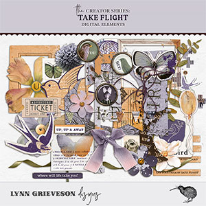 Take Flight Digital Scrapbooking Elements