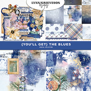 The Blues Digital Scrapbooking Collection