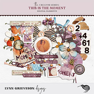 This Is The Moment Digital Scrapbooking Elements