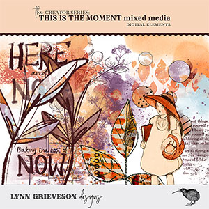 This Is The Moment Digital Scrapbooking Mixed Media