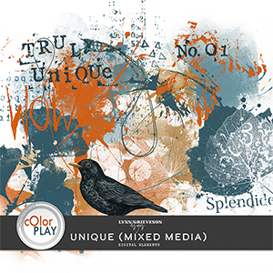 Unique Mixed Media elements by Lynn Grieveson
