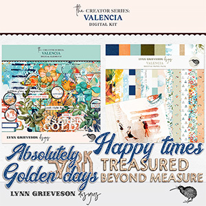 Valencia Digital Scrapbooking Kit by Lynn Grieveson