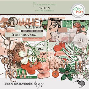 When Digital Scrapbooking Elements