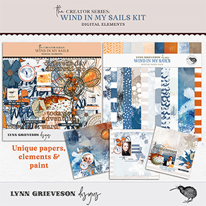 Wind in My Sails Digital Scrapbooking Kit