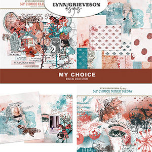 My Choice Digital Scrapbooking Collection Bundle by Lynn Grieveson