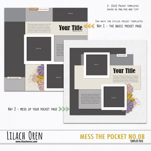 Mess The Pocket Templates 08