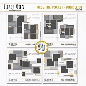 Mess The Pocket Template Bundle 01