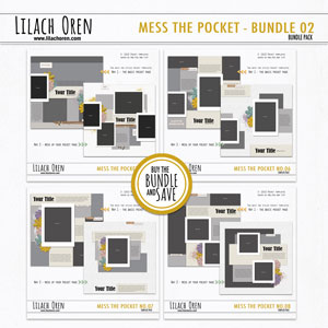 Mess The Pocket Template Bundle 02
