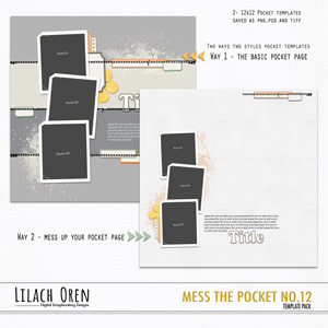 Mess The Pocket Templates 12