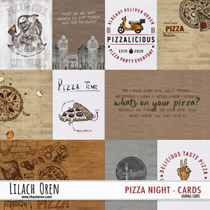 Pizza Night Pocket Cards