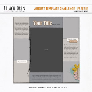 Lilach Oren Template Challenge Freebie - August '22