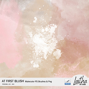 At First Blush - Watercolor Brushes & Stamps