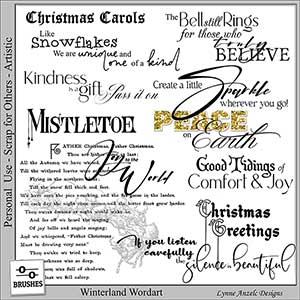 Winterland Wordart