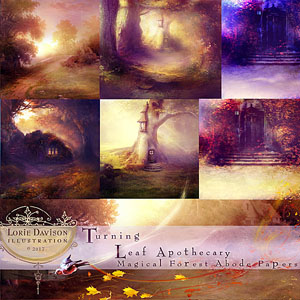 Turning Leaf Apothecary Magical Forest Abode Papers