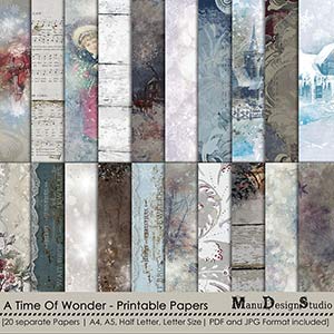 A Time Of Wonder - Printable Papers 