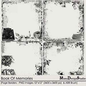 Book Of Memories - Page Borders 