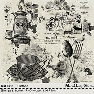 But First ... Coffee! - Stamps & Brushes