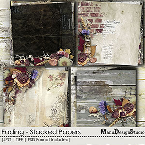 Fading - Stacked Papers