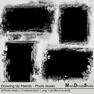 Growing Up Friends - Photo Masks